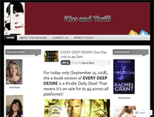 Tablet Screenshot of kissandthrill.com